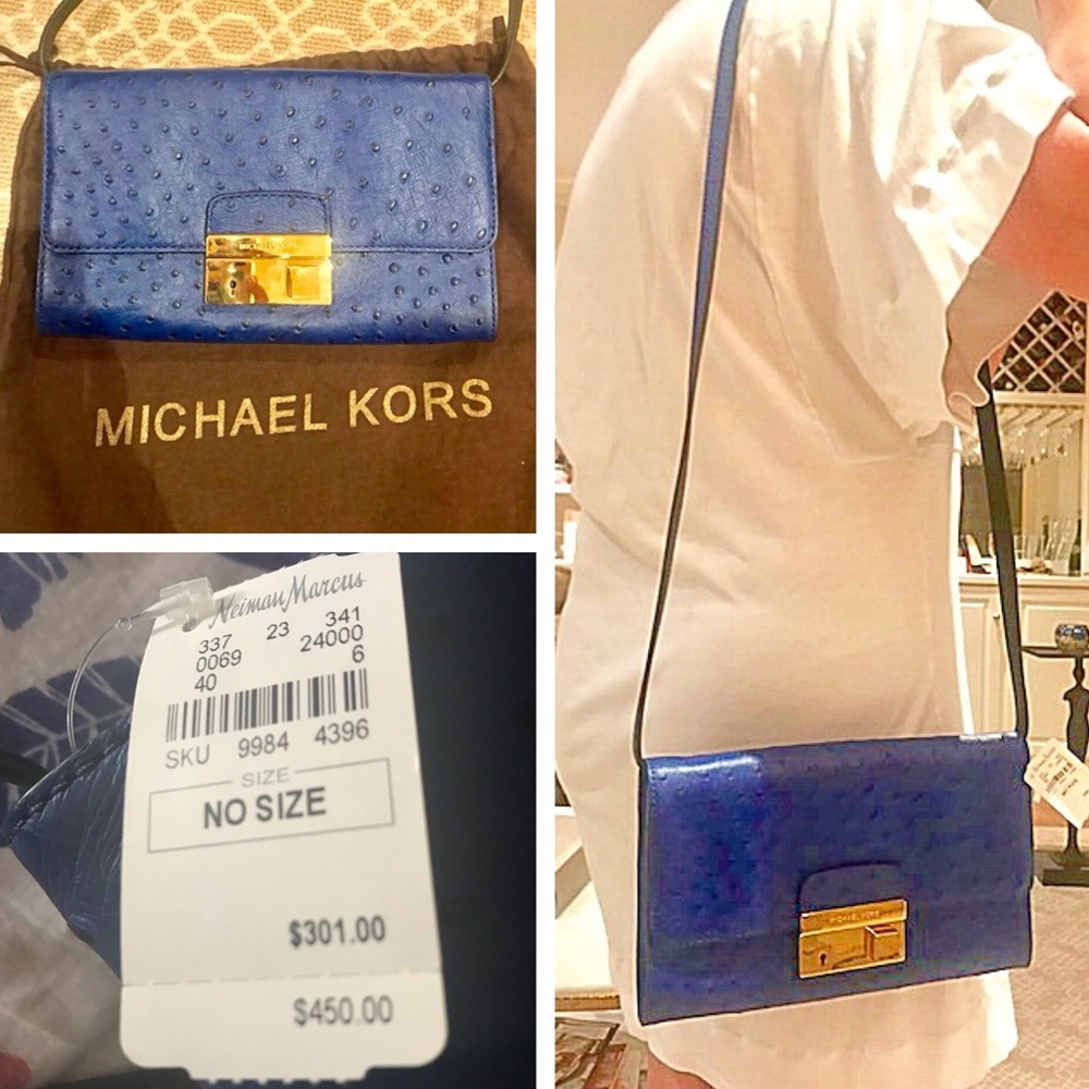 🇱🇷 Cobalt blue Michael Kors Crossbody Bag